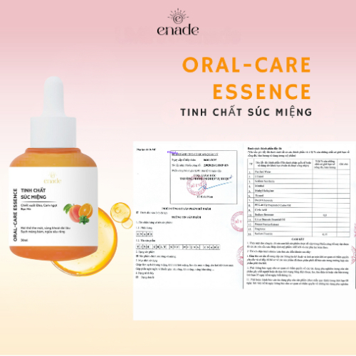 Tinh Chất Súc Miệng Trắng Răng ENADE (30ml) - Răng Trắng Miệng Thơm, Sạch Mảng Bám, Cho Hơi Thở Thơm Mát