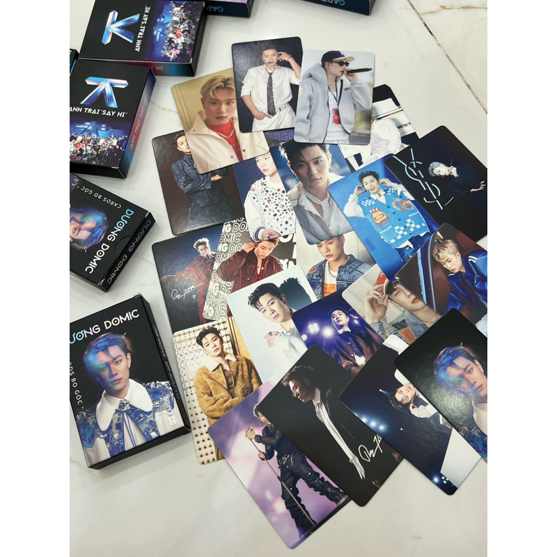 HÀNG CÓ SẴN - Set 30-33 card bo góc Anh trai say hi ATSH - Rhyder ...