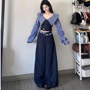 Quần ống rộng nữ thiết kế new 2025. chất dày dặn đẹp. phong cách trẻ trung By BiKa Shop (Q68)