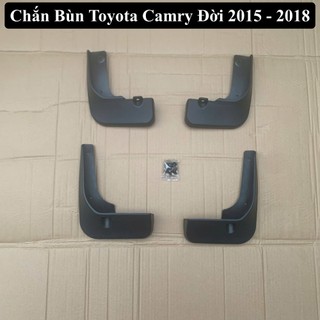 Chắn Bùn Toyota Camry Đời 2015 -2018 Chất Liệu Nhựa Dẻo Tặng Kèm Ốc Vít