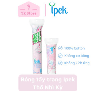 Bông Tẩy Trang Cao Cấp Ipek / Aura / Olea (120 - 150 Miếng) - Cotton Tự Nhiên Dịu Nhẹ, Làm Sạch Sâu Lỗ Chân Lông