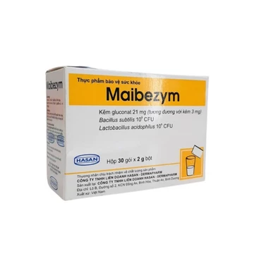Men tiêu hóa Maibezym hộp 30 gói hỗ trợ rối loạn tiêu hóa