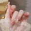 Móng Tay GIả Set 24 Móng Giả Sang Chảnh Nail Giả Làm Đẹp Tặng Kèm Dụng Cụ Gắn Móng