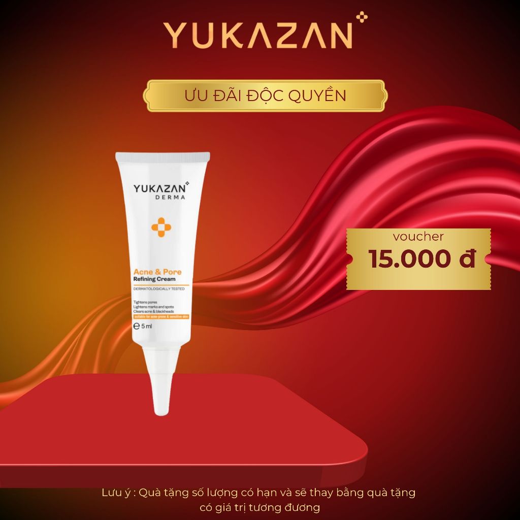 Ảnh Kem Giảm Mụn, Giảm Viêm Yukazan Refining Cream 5ml - Công Thức Thảo Mộc Japan Murasaki 1