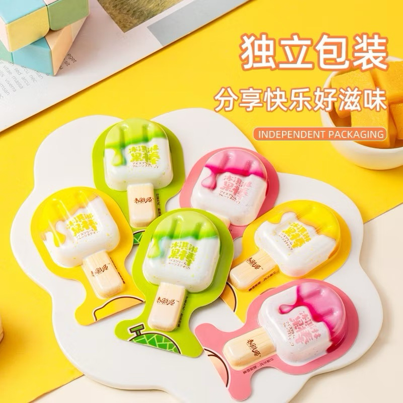 Thạch que pho mai/Thạch sữa chua trái cây hình que kem-móng vuốt nhiều vị