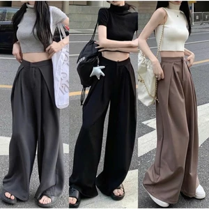 Quần ống rộng nữ chất golt nhật sịn, cạp cao. chất lụa nhật .mịn,mềm.có độ rủ. (S1)