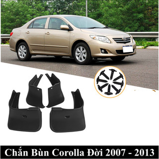 Chắn Bùn Corolla Altis Chất Liệu Nhựa Dẻo Tặng Kèm Ốc Vít