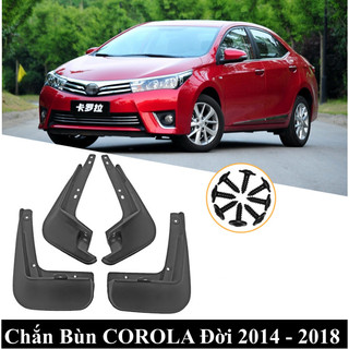 Chắn Bùn Corolla Altis Chất Liệu Nhựa Dẻo Tặng Kèm Ốc Vít