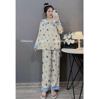 Bộ bầu - bộ sau sinh - BỘ ĐŨI LANH DÀI HÌNH CỔ NHỌN - Nhiều Mầu