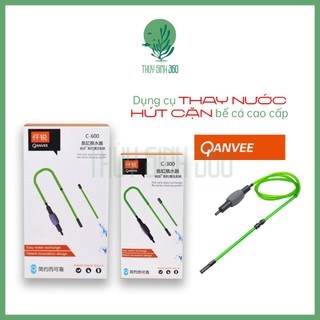 Dụng Cụ Thay Nước, Hút Cặn Bể Cá Cao Cấp QANVEE Siêu Tiên Lợi