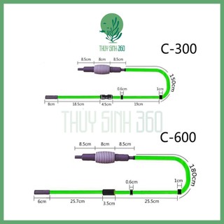 Dụng Cụ Thay Nước, Hút Cặn Bể Cá Cao Cấp QANVEE Siêu Tiên Lợi