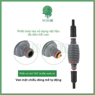 Dụng Cụ Thay Nước, Hút Cặn Bể Cá Cao Cấp QANVEE Siêu Tiên Lợi