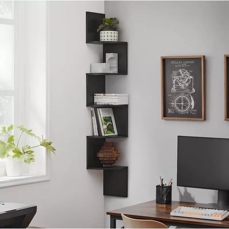 Kệ sách vuông góc 90 độ treo tường - kệ decor phòng khách - kệ decor phòng ngủ - kệ trang trí đẹp — ảnh 1