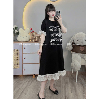 VÁY BẦU - CỘC TAY MÌ NƠ NGỌC REN - 2 Màu