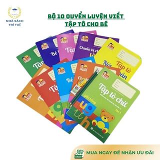 [Chuẩn NXB] Sách – Bộ 10 Quyển Luyện Viết Tập Tô Chữ Cho Bé Mẫu Giáo