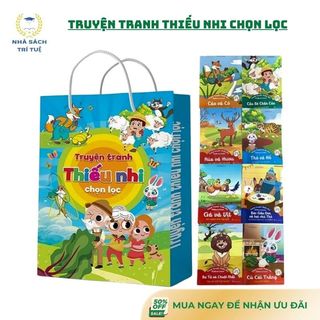 [Chuẩn NXB] Sách - Truyện Tranh Thiếu Nhi Chọn Lọc - Song Ngữ Anh Việt ( 8 Cuốn )
