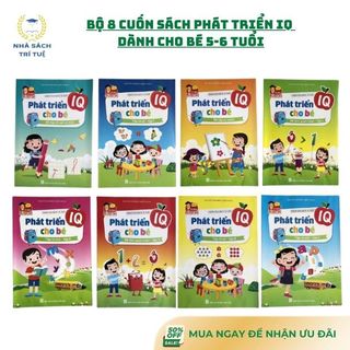 [Chuẩn NXB] Sách phát triển IQ cho bé dành cho trẻ 5-6 tuổi ( 8 quyển)