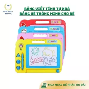Bảng viết từ tính tự xóa, bảng vẽ thông minh cho bé tập viết và vẽ