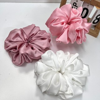 Dây buộc tóc, scrunchies lụa siêu phồng 16cm mềm dễ thương cho bạn gái Y332
