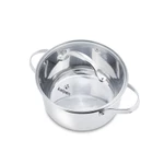 Bộ 3 nồi kakpen inox 304 5 đáy cao cấp bảo hành chính hãng 5 năm size 16cm 20cm 24cm công nghệ đức — ảnh 2