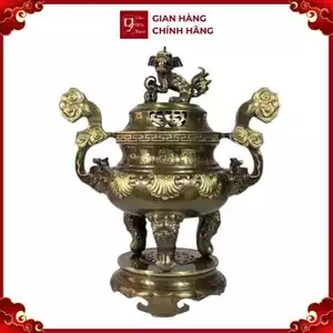 Đỉnh Đồng Phúc Lộc Thọ Khang Ninh - Đồ Đồng Cao Cấp - Cửu Diệu Thiên - ZC001