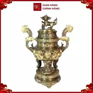 Đỉnh Đồng Phúc Lộc Thọ Khang Ninh - Đồ Đồng Cao Cấp - Cửu Diệu Thiên - ZC003