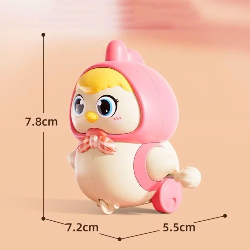 Đồ chơi vặn cót gà nối đuôi nhau gà con chạy theo hàng vui nhộn, kích thích bé tập bò - đồ chơi cho bé