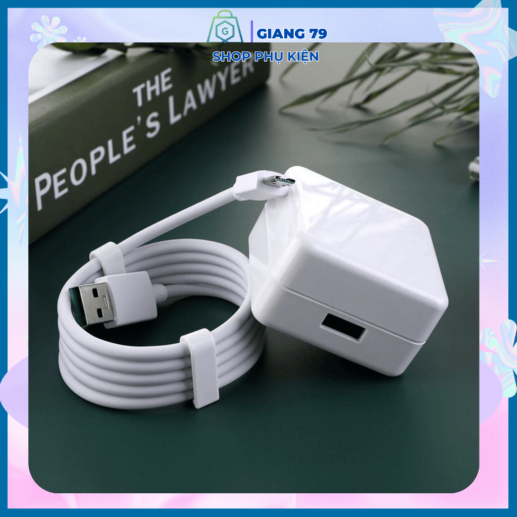 Sạc nhanh Oppo Vooc 3.0 R17 , R15 Công suất 20W/ dây sạc Oppo Type C và Micro bảo hành lỗi 1 đổi 1