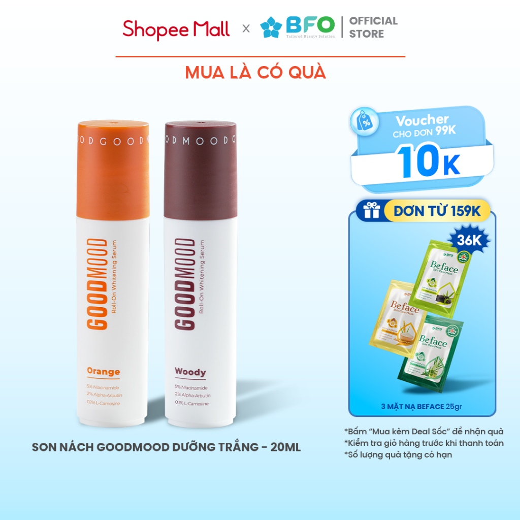 Ảnh Lăn Khử Mùi Dưỡng Trắng GoodMood Serum 20ml Ngăn Mùi Với Hương Nước Hoa Ngăn Tiết Mồ Hôi Hiệu Quả 1