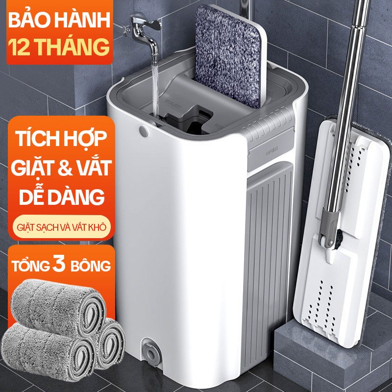 Ảnh Miếng Lau Nhà Thay Thế KITIMOP C6 PLUS-PRO - Bông Lau Nhà Thay Thế 33X12CM, Giẻ Lau Nhà Microfiber Thấm Hút Tốt 1