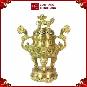 Đỉnh Đồng Phúc Lộc Thọ - Đồ Đồng Cao Cấp - Cửu Diệu Thiên - ZC007