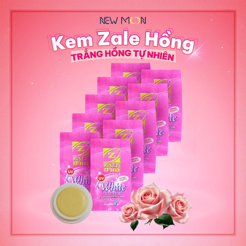 Kem dưỡng trắng da nén [ZALE THÁI] HỒNG ngọc trai - Combo 10 hũ
