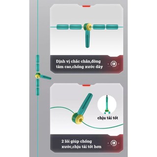 [Mua 5 Tặng 1] Dây Trục Câu Đài Hắc Đế Long Buộc Sẵn Tàng Hình DT10