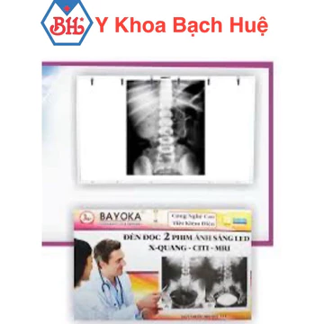 Đèn đọc phim XQ BAYOKA. Đèn đọc 2 phim ánh sáng Led X Quang, CT, MRI.