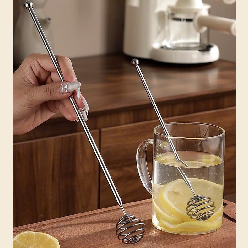 Khuấy Mật Ong CHOCKMEN Inox Cao Cấp Cực Xịn Muỗng Cafe Thìa Uống Trà Thìa Ăn Bánh Kem Tiện Dụng