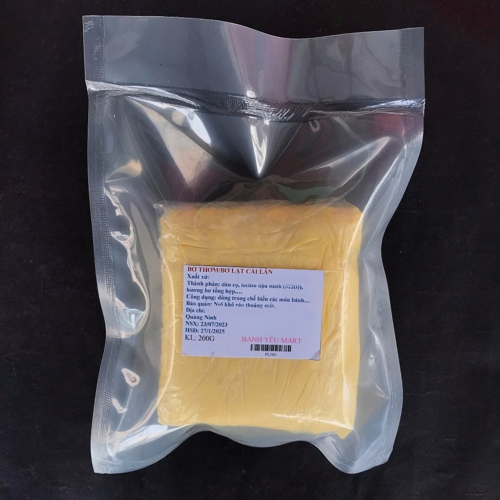 Bơ Thơm/ Bơ Lạt/ Margarine Cái Lân (200g /500g /1kg) bơ làm bánh thơm ngon (PLTC)