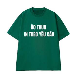 Áo Thun Unisex In Theo Yêu Cầu NGỐ TEE Chất Vải Cotton 100 Cao Cấp Form Rộng Thoáng Mát