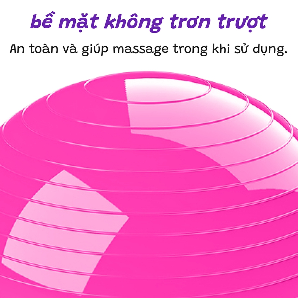 Ảnh BG Bóng tập YOGA bóng tập thể lực thăng bằng BALL BALANCE Bosu-ĐƯỜNG KÍNH: 58CM 2