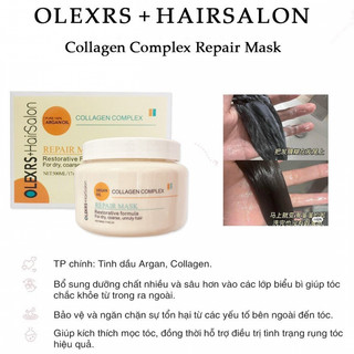 Kem Hấp Ủ Tóc Phục Hồi Olexrs Argan Oil Collagen Complex MP0171