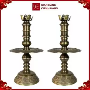 Đôi Chân Nến - Đồng Hun Giả Cổ - Cửu Diệu Thiên - HL0010