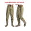 Quần Ủng NÂU lội nước dài liền quần đế cứng màu nâu HÀNG NỘI ĐỊA TRUNG, quần ủng bảo hộ lao động, ủng câu cá