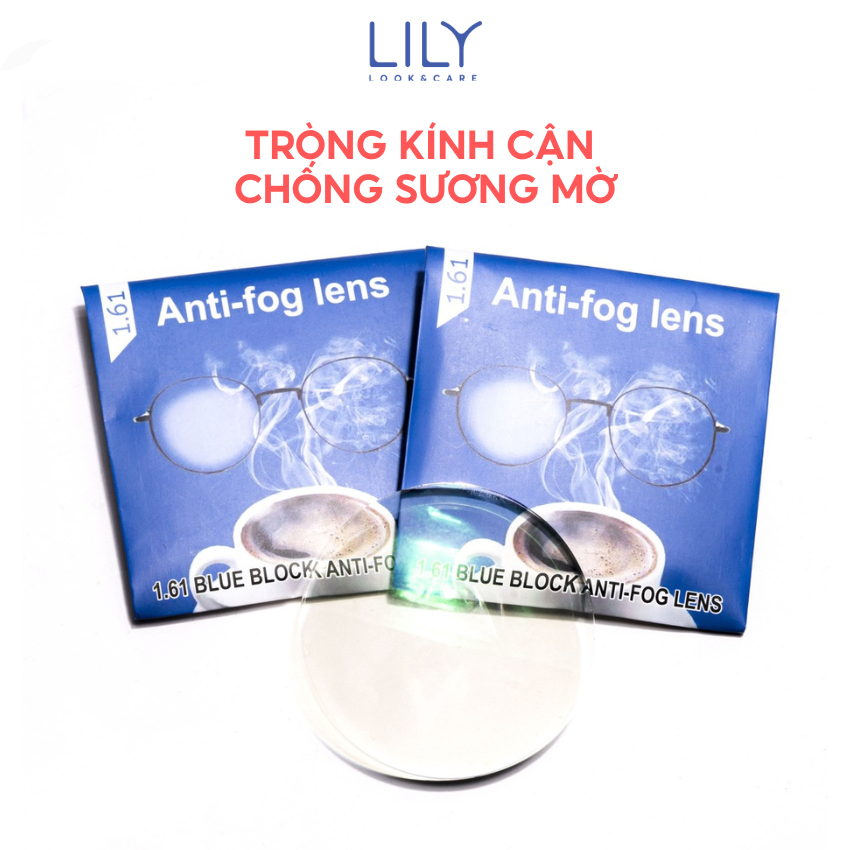 Ảnh Tròng kính cận loạn có độ LILYEYEWEAR mắt kính hạn chế ánh sáng xanh, đổi màu đi nắng, chống tia UV400 4
