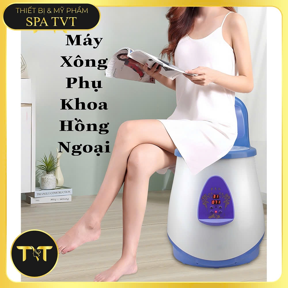MÁY XÔNG PHỤ KHOA TÍM TVT, MÁY XÔNG KHÔ NGẢI CỨU HỒNG NGOẠI, DƯỠNG SINH, THƯ GIÃN, CHĂM SÓC PHỤ NỮ