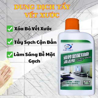 Dung Dịch Làm Sạch Vết Xước Vết Đen Sàn Gạch Men An Toàn Không Hại Gạch LKB 260ML 88619