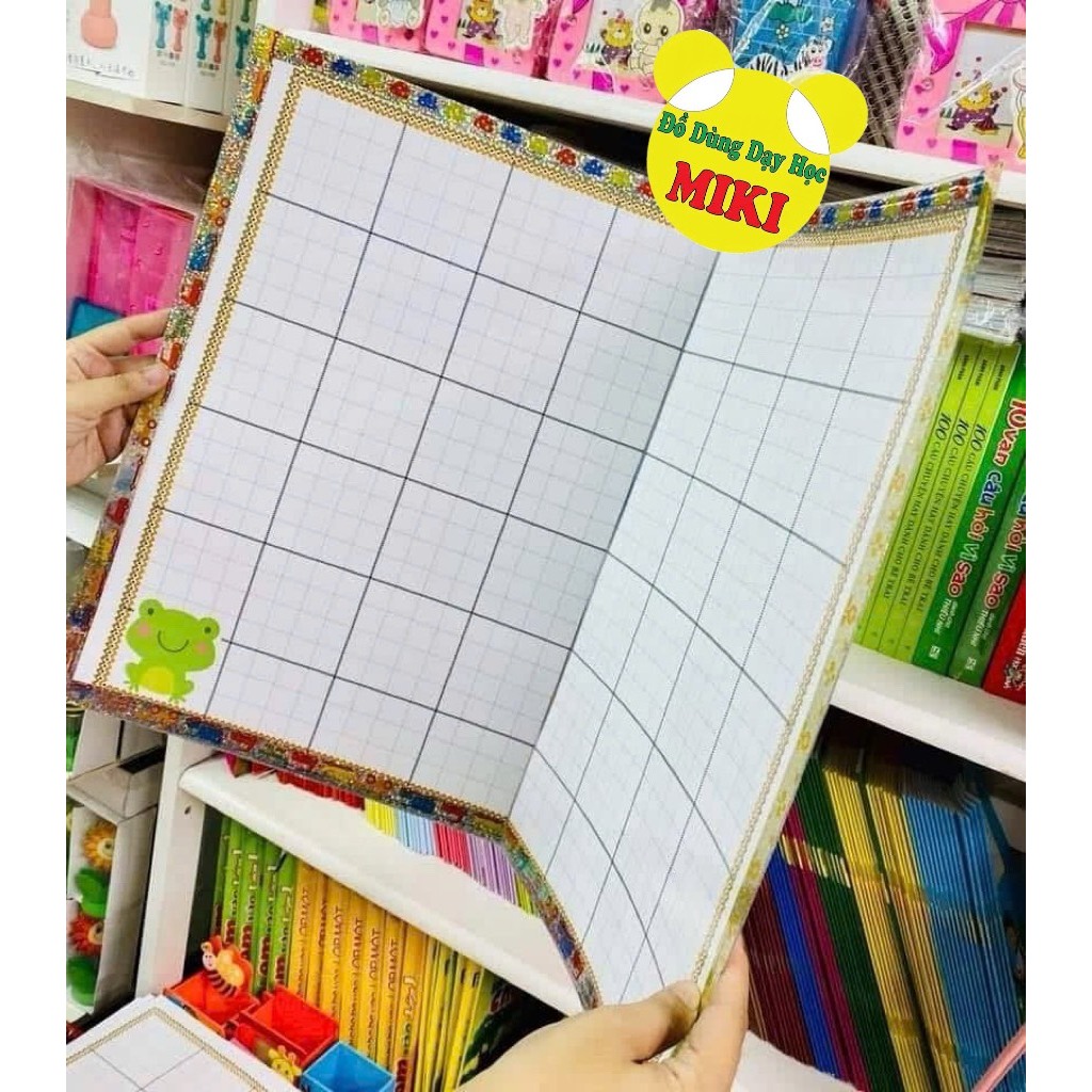 Bảng nhóm, in 2 mặt, ép plastic, mặt sau là khăn phủ bàn (1 bảng)