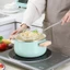 VỢT VÒNG INOX VỚT ĐỒ ĂN CHIÊN RÁO DẦU - Vợt chiên đa năng, trụng mì, cá viên, khoai tây, cán inox có lỗ treo