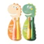 Combo 2 gói Set 2 bàn chải lông mềm kiểu dáng khủng long dễ thương cho bé (4 cái)