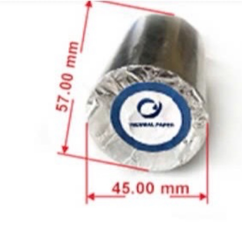 Combo 10 cuộn Giấy in nhiệt ,giấy in ngang  50mm và 57mm dài 30m.