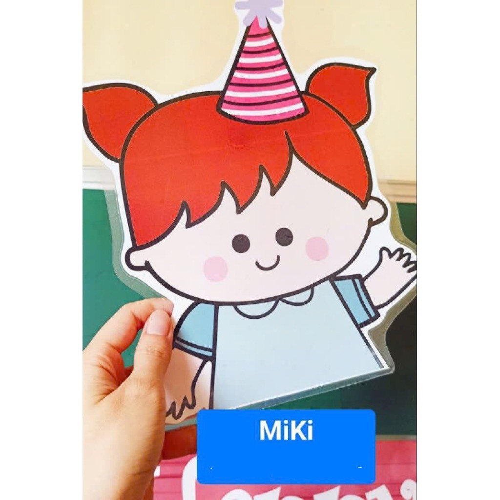 HAPPY BIRTHDAY MẪU TREO trang trí lớp