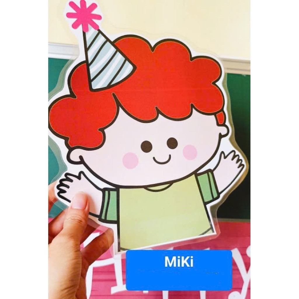 HAPPY BIRTHDAY MẪU TREO trang trí lớp